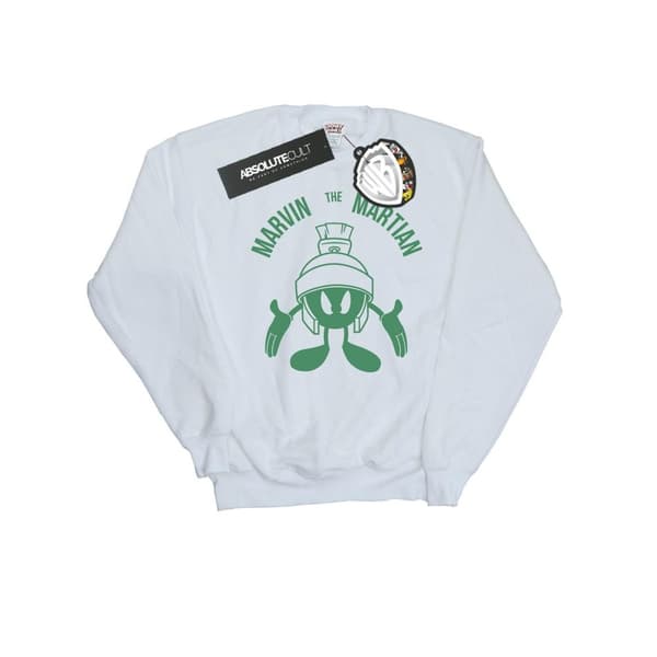 Looney Tunes Marvin The Martian - Sweatshirt med stort huvud för flickor