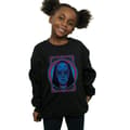 Miniatyrbillede 2 af 5: Harry Potter Girls Neon Death Eater Mask Sweatshirt