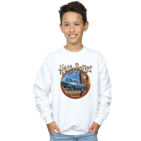 Harry Potter Pojkar - Sweatshirt med flygande bil