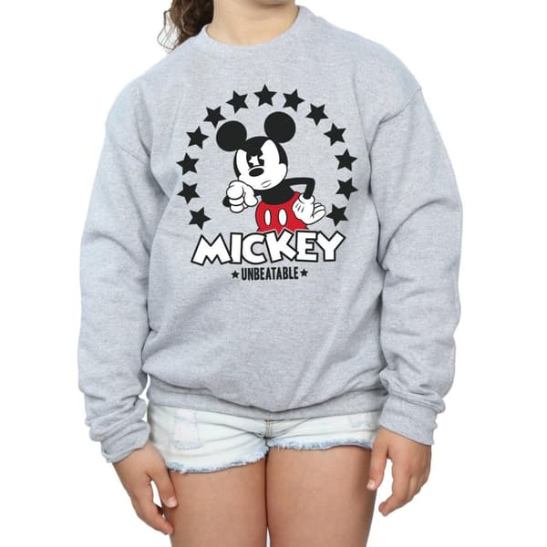 Disney Girls Mickey Mouse Unbeatable Sweatshirt