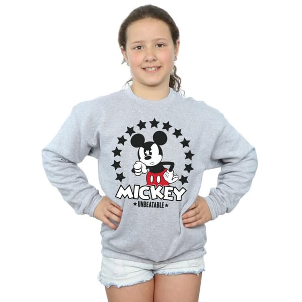 Disney Girls Mickey Mouse Unbeatable Sweatshirt
