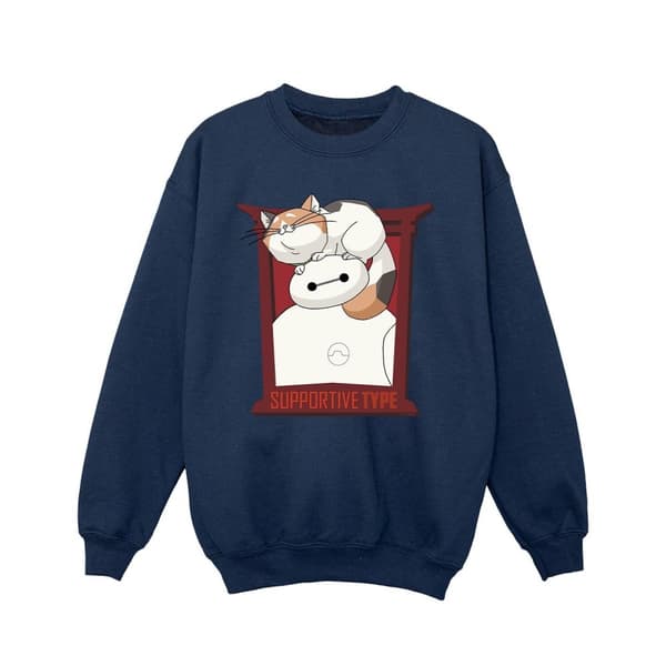 Disney Girls Big Hero 6 Baymax Frame Support Sweatshirt