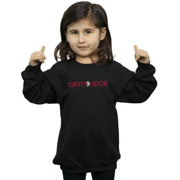 Harry Potter Girls Gryffindor Text Sweatshirt