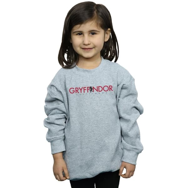 Harry Potter Girls Gryffindor Text Sweatshirt