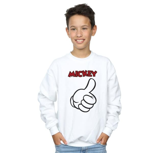 Disney Boys Mickey Mouse Thumbs Up Sweatshirt