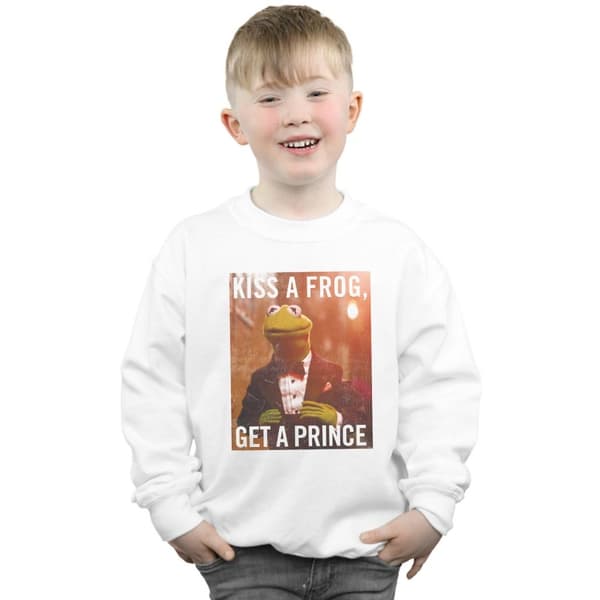 Disney Pojkar Mupparna Kysser En Groda Får En Prins Sweatshirt