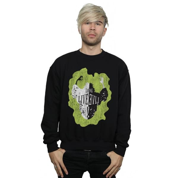 Disney Mens The Descendants Cruella Long Live Sweatshirt