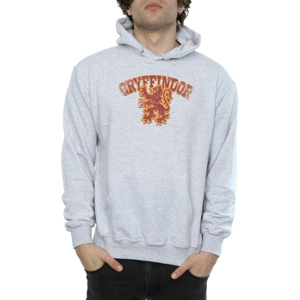 Harry Potter Mens Gryffindor Sport Emblem Hoodie