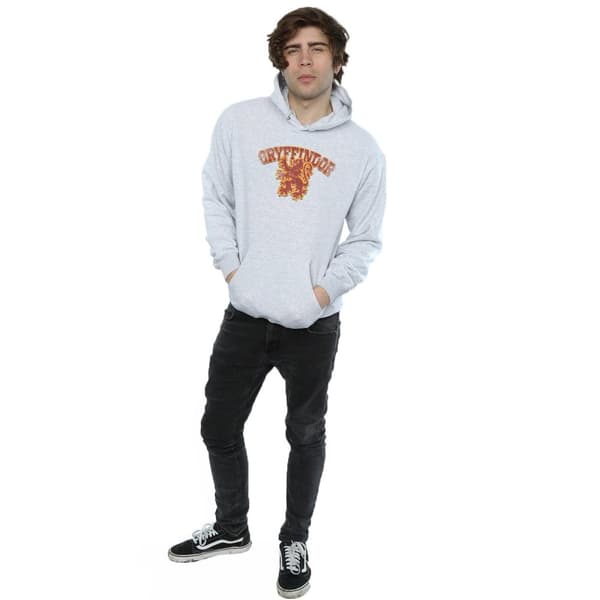 Harry Potter Mens Gryffindor Sport Emblem Hoodie