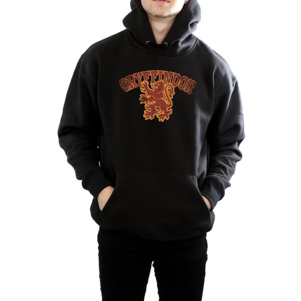 Harry Potter Mens Gryffindor Sport Emblem Hoodie