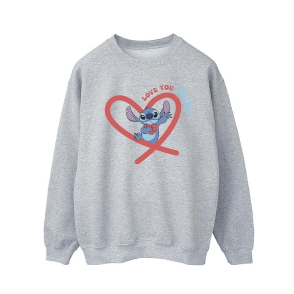 Disney Lilo & Stitch Love You Mum - Sweatshirt för herrar