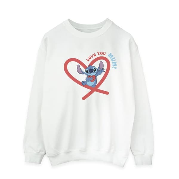 Disney Lilo & Stitch Love You Mum - Sweatshirt för herrar