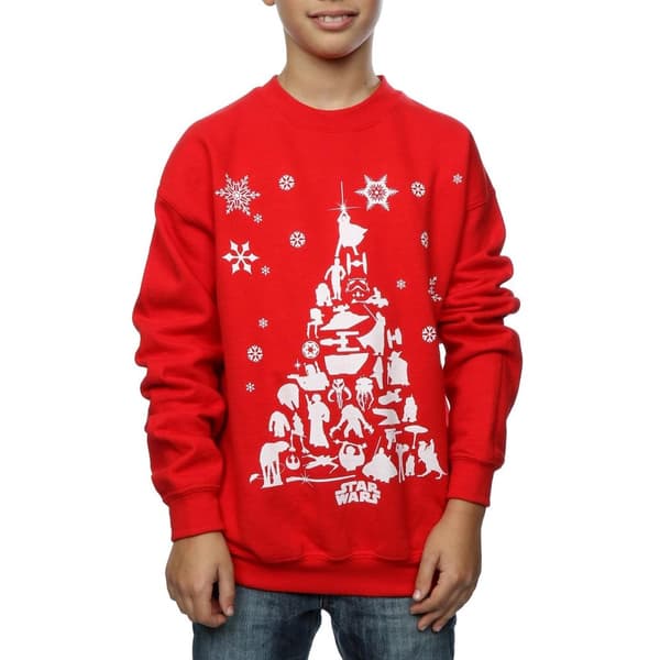 Star Wars Boys Christmas Tree Sweatshirt