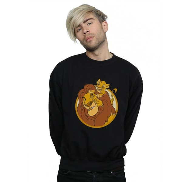 Disney Mens The Lion King Mufasa And Simba Sweatshirt
