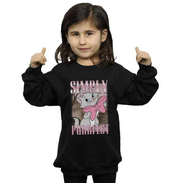 Disney Girls Aristocats Marie Simply Purrfect Homage Sweatshirt