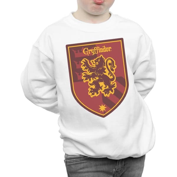 Harry Potter Boys Gryffindor Crest Flat Sweatshirt