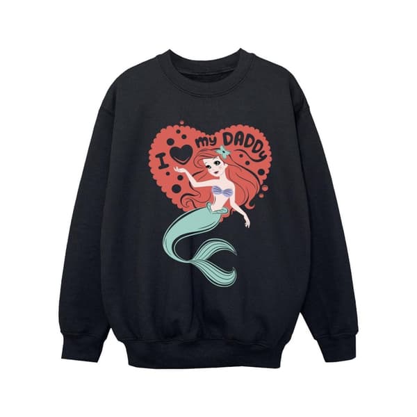 Disney Girls The Little Mermaid Love Daddy Sweatshirt
