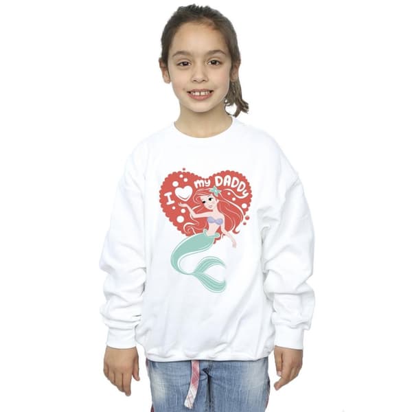 Disney Girls The Little Mermaid Love Daddy Sweatshirt