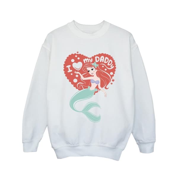 Disney Girls The Little Mermaid Love Daddy Sweatshirt