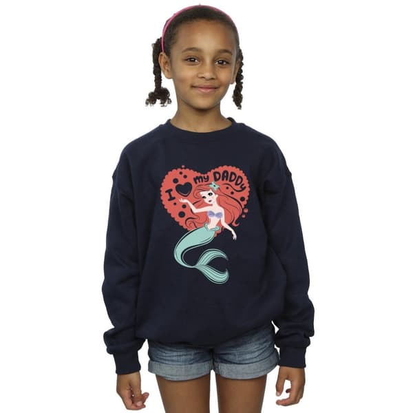 Disney Girls The Little Mermaid Love Daddy Sweatshirt