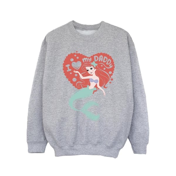 Disney Girls The Little Mermaid Love Daddy Sweatshirt