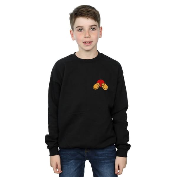 Disney Pojkar Musse Pigg Sweatshirt med brösttryck på baksidan