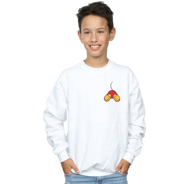 Disney Pojkar Musse Pigg Sweatshirt med brösttryck på baksidan