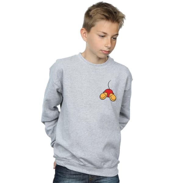 Disney Boys Mickey Mouse Backside Breast Print Sweatshirt