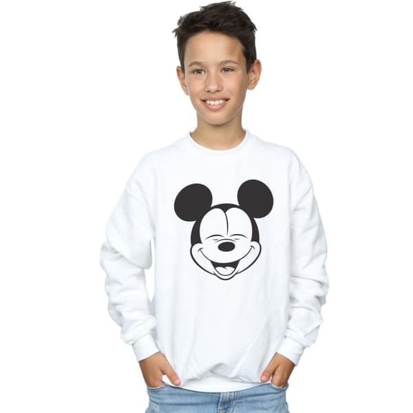 Disney Boys Mickey Mouse Closed Eyes Sweatshirt