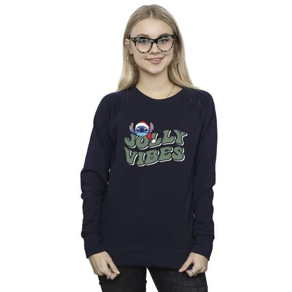 Disney Dam/Tjej Lilo & Stitch Jolly Chilling Vibes Sweatshirt