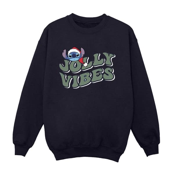 Disney Dam/Tjej Lilo & Stitch Jolly Chilling Vibes Sweatshirt