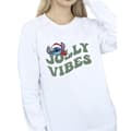 Miniatyrbild 3 av 4: Disney Dam/Tjej Lilo & Stitch Jolly Chilling Vibes Sweatshirt
