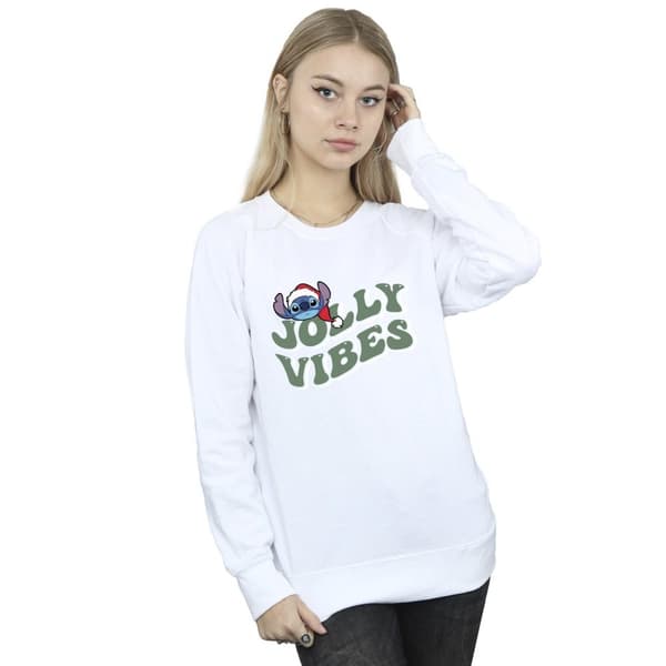 Disney Dam/Tjej Lilo & Stitch Jolly Chilling Vibes Sweatshirt
