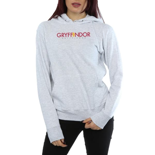 Harry Potter Huvtröja med Gryffindor-text för kvinnor/damer