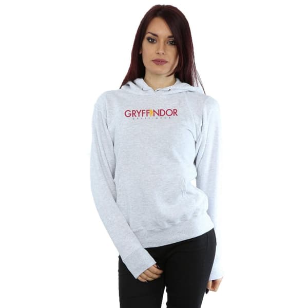 Harry Potter Huvtröja med Gryffindor-text för kvinnor/damer