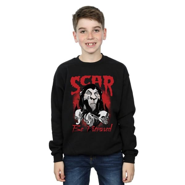 Disney Pojkar Lejonkungen Scar Be Prepared Sweatshirt