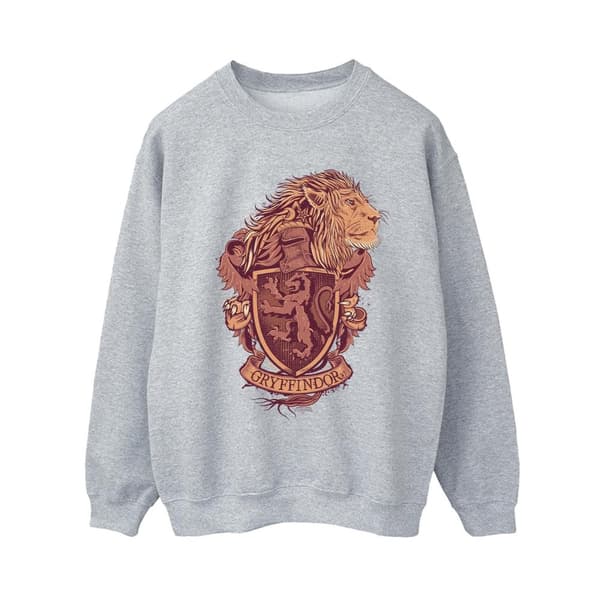 Harry Potter Womens/Ladies Gryffindor Sketch Crest Sweatshirt