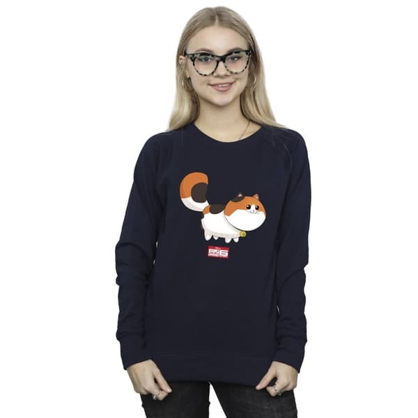 Disney Sweatshirt - Big Hero 6 Baymax Kitten Pose, dam/dam