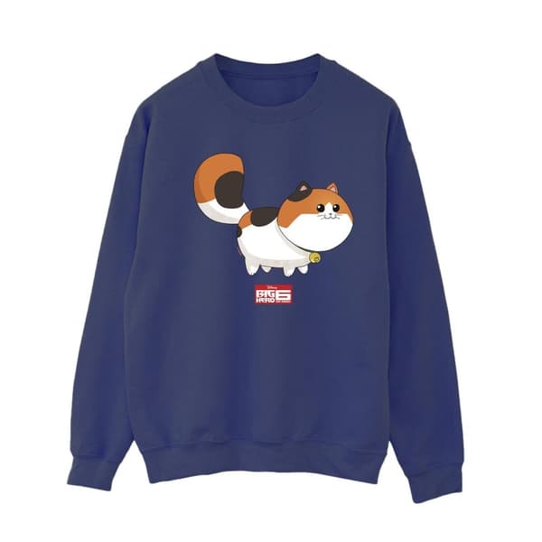 Disney Sweatshirt - Big Hero 6 Baymax Kitten Pose, dam/dam