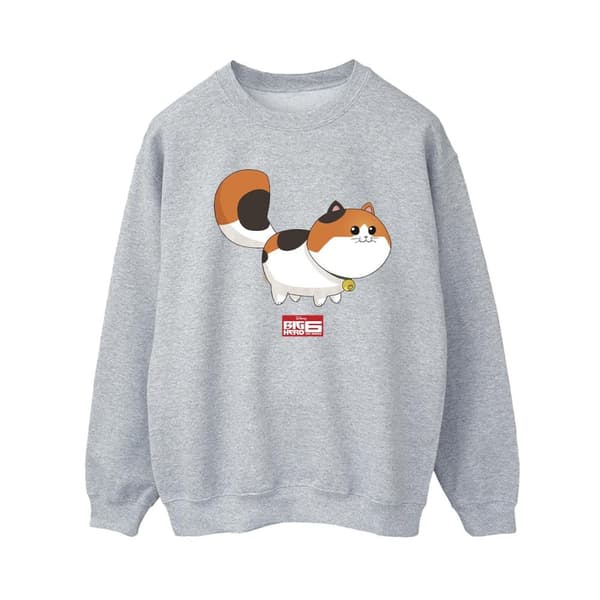 Disney Sweatshirt - Big Hero 6 Baymax Kitten Pose, dam/dam