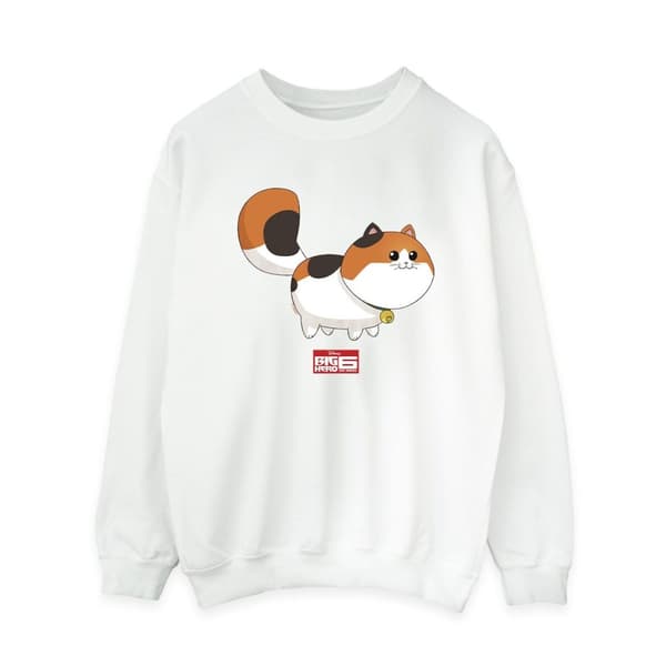Disney Sweatshirt - Big Hero 6 Baymax Kitten Pose, dam/dam