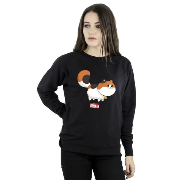 Disney Sweatshirt - Big Hero 6 Baymax Kitten Pose, dam/dam