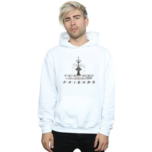 Friends Mens Fountain Sketch Hoodie
