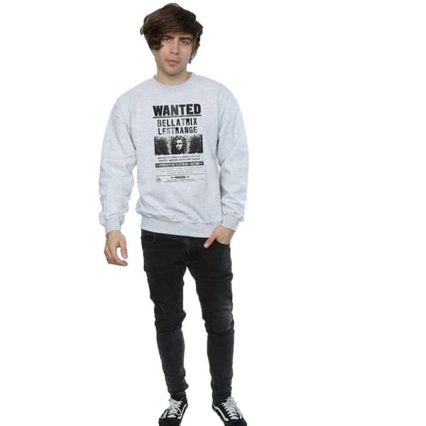 Harry Potter Mens Bellatrix Lestrange Wanted Sweatshirt