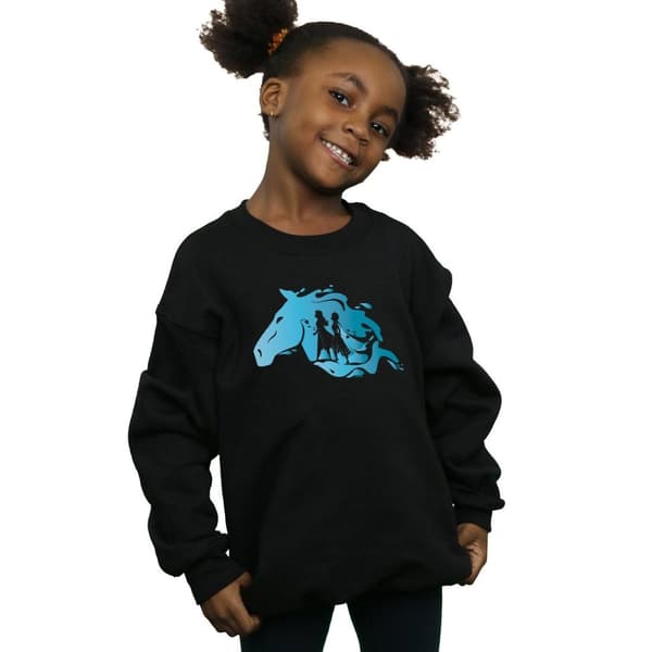 Disney Girls Frozen 2 Nokk Silhouette Sweatshirt