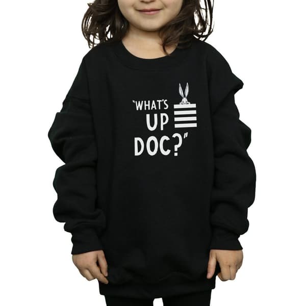 Looney Tunes Girls Bugs Bunny What´s Up Doc Stripes Sweatshirt