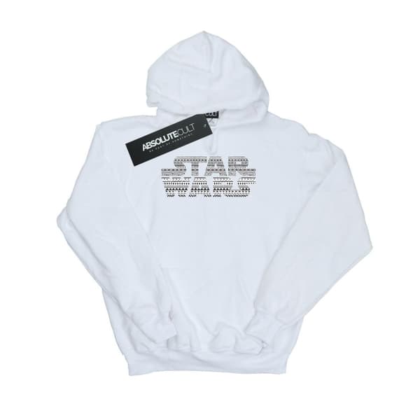 Star Wars Mens Aztec Logo Mono Hoodie
