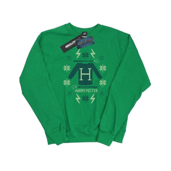 Harry Potter Womens/Ladies Christmas Knit Sweatshirt