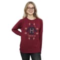 Miniatyrbillede 2 af 3: Harry Potter Womens/Ladies Christmas Knit Sweatshirt