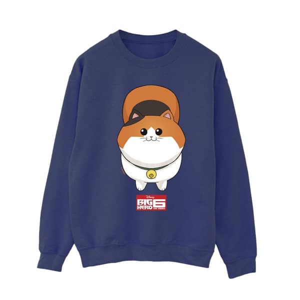 Disney Big Hero 6 Baymax Kitten Face - Sweatshirt för damer/kvinnor